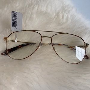 New chloe glasses frames aviator gold ce2137s